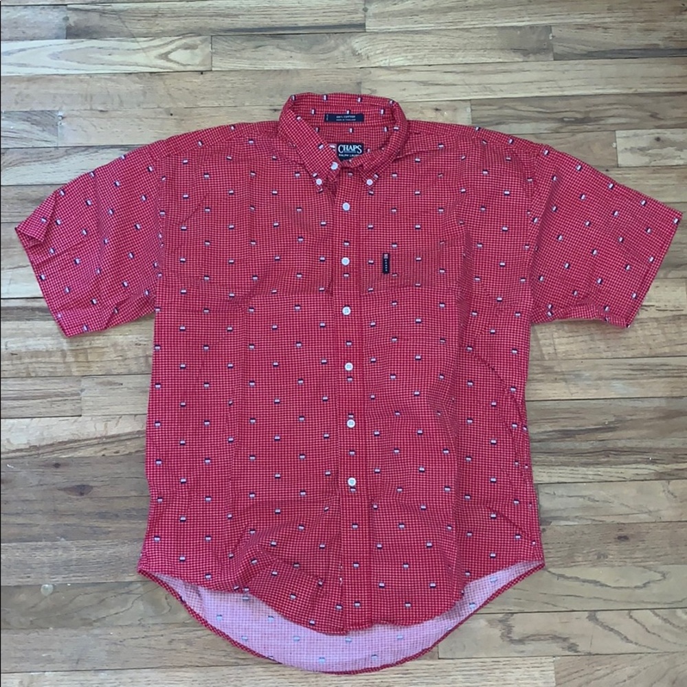 Chaps Ralph Lauren short sleeve button down shirt